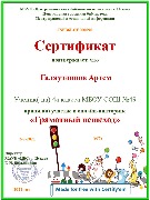 Certificate for Галяутдинов Артем for _Грамотный пешеход__page-0001.jpg